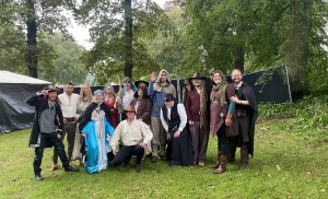Groepsfoto van alle TrailBlazers collega's op Castlefest 5 augustus 2023