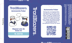 The design of the box around the Autonomy poker game cards